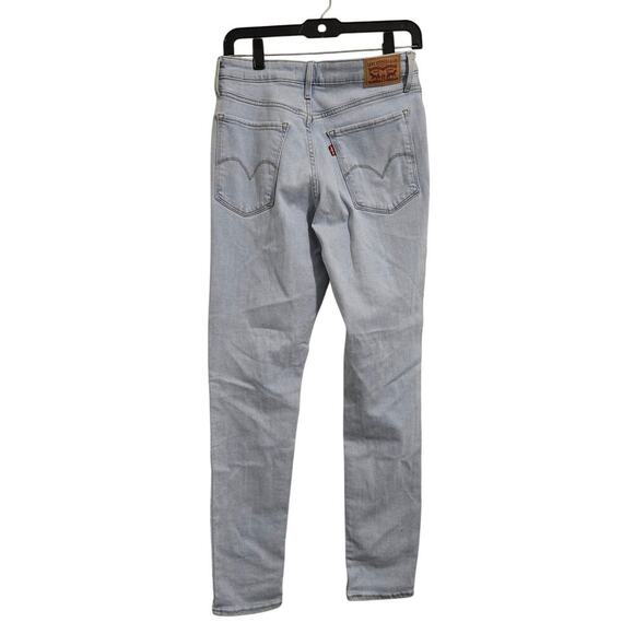 Levi Strauss & Co Women’s High Rise Light Wash Distressed Skinny Jeans Size 30 - Picture 2 of 11